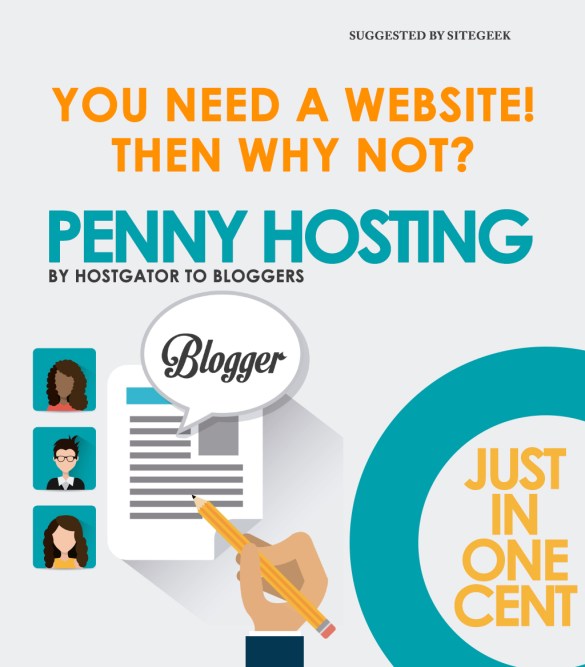 Penny Hosting by Hostgator to bloggers